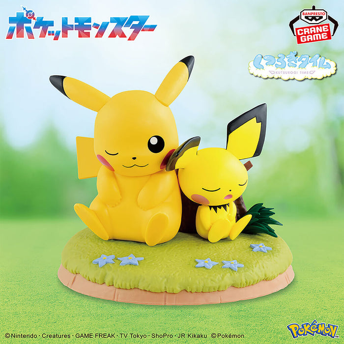 POKEMON - FIGURINE PIKACHU & PICHU RELAXING TIME