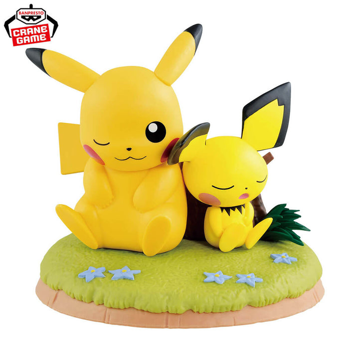 POKEMON - FIGURA PIKACHU Y PICHU TIEMPO DE RELAJACIÓN