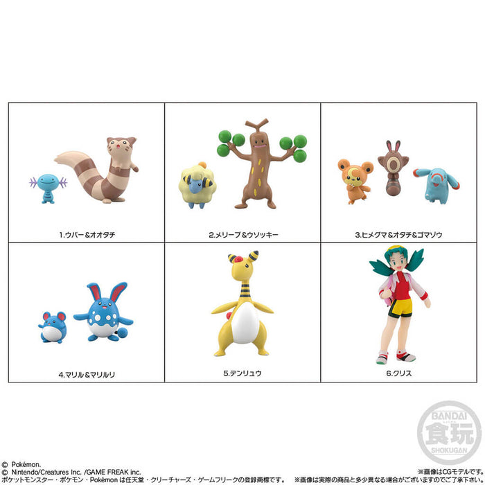 POKEMON - FIGURAS DE POKEMON ESCALA MUNDIAL REGIÓN 2 DE JOHTO (SET)