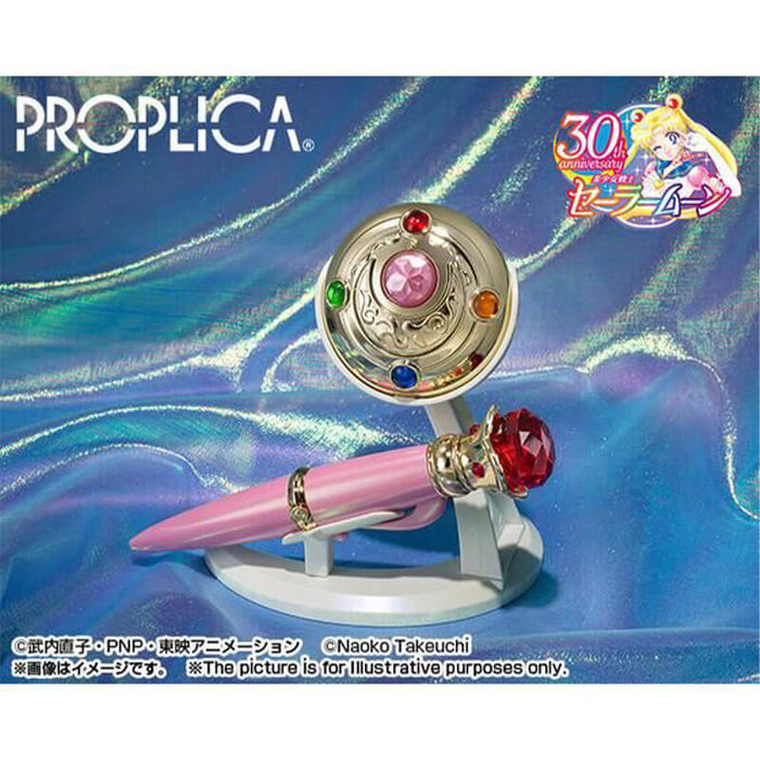 SAILOR MOON - TRANSFORMATION BROOCH & DISGUISE PEN SET PROPLICA