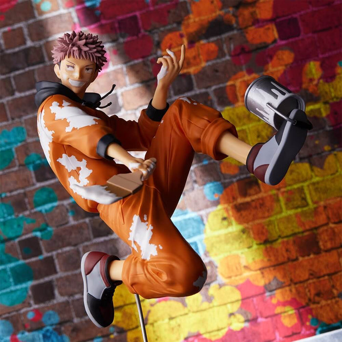 SEGA LUCKY KUJI JUJUTSU KAISEN GRAFFITI X BATTLE RE - FIGURINE YUJI ITADORI LAST ONE JAPANDCO 2c