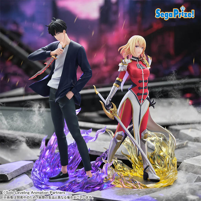 SOLO LEVELING - FIGURINES SUNG JINWOO & CHA HAE-IN XROSS LINK