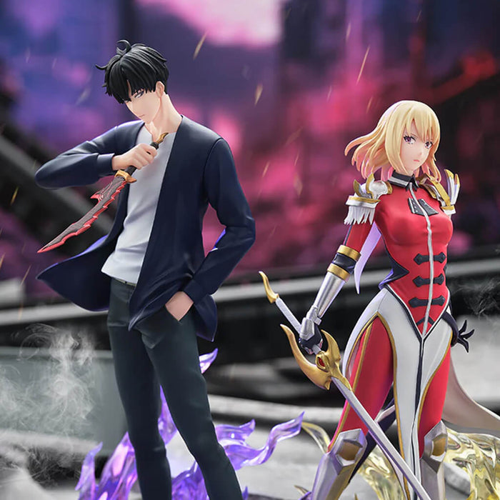 SOLO LEVELING - FIGURINES SUNG JINWOO & CHA HAE-IN XROSS LINK