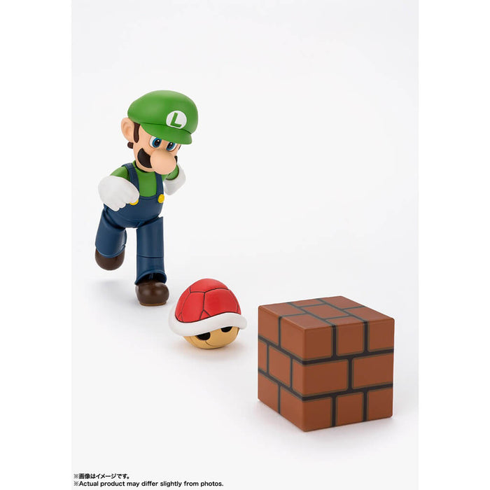 SUPER MARIO - FIGURA DE LUIGI SH FIGUARTS