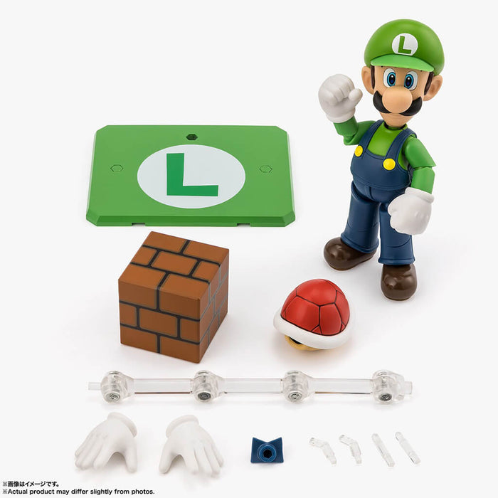SUPER MARIO - FIGURA DE LUIGI SH FIGUARTS