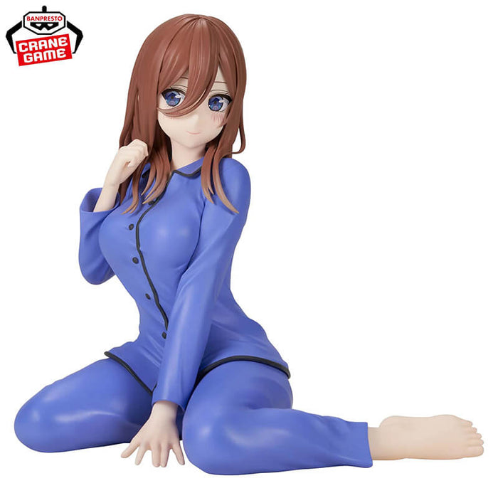 THE QUINTESSENTIAL QUINTUPLETS - FIGURINE NAKANO MIKU (PAJAMAS VER.) RELAX TIME JAPANDCO 4