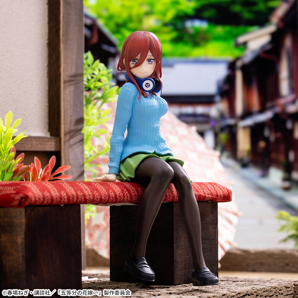 Figurine Nakano Miku 18 Cm – Statue PVC Anime, Décoration De Bureau Ou Voiture, Collection