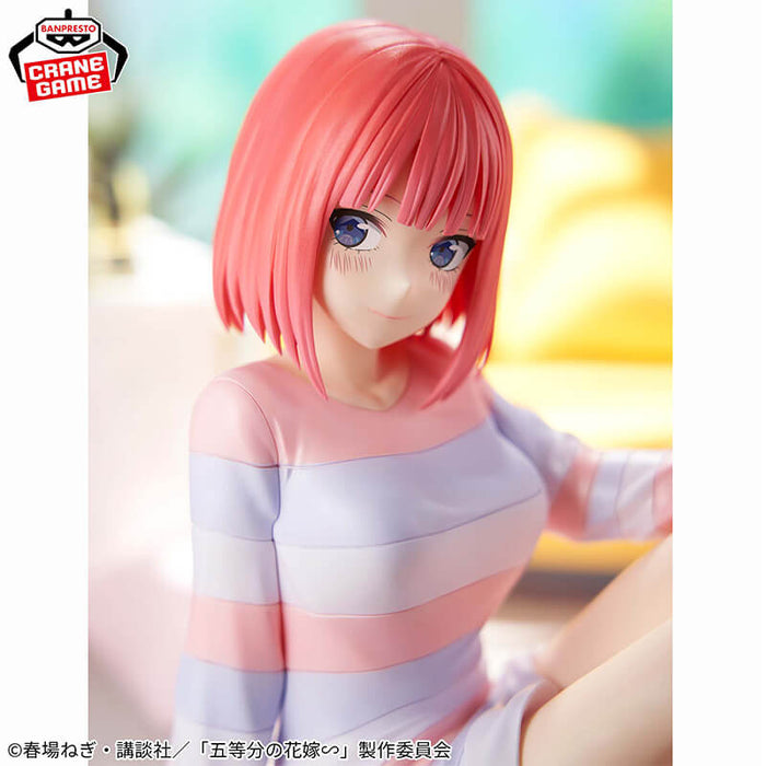 THE QUINTESSENTIAL QUINTUPLETS - FIGURINE NAKANO NINO (PAJAMAS VER.) RELAX TIME JAPANDCO 3