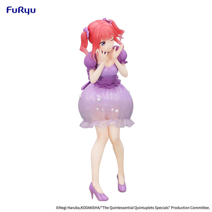 THE QUINTESSENTIAL QUINTUPLETS - FIGURINE NAKANO NINO (PASTEL DRESS VER.) TRIO-TRY-IT JAPANDCO 3