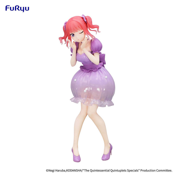 THE QUINTESSENTIAL QUINTUPLETS - FIGURINE NAKANO NINO (PASTEL DRESS VER.) TRIO-TRY-IT JAPANDCO 4