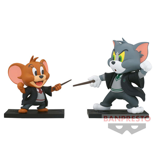 TOM ET JERRY - FIGURINES SERPENTARD TOM & GRYFFONDOR JERRY 100e ANNIVERSARY JAPANDCO 1