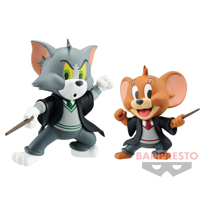 TOM ET JERRY - FIGURINES SERPENTARD TOM & GRYFFONDOR JERRY 100e ANNIVERSARY JAPANDCO 2