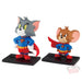 TOM ET JERRY - FIGURINES TOM ET JERRY AS SUPERMAN-WB 100th ANNIVERSARY JAPANDCO 1c