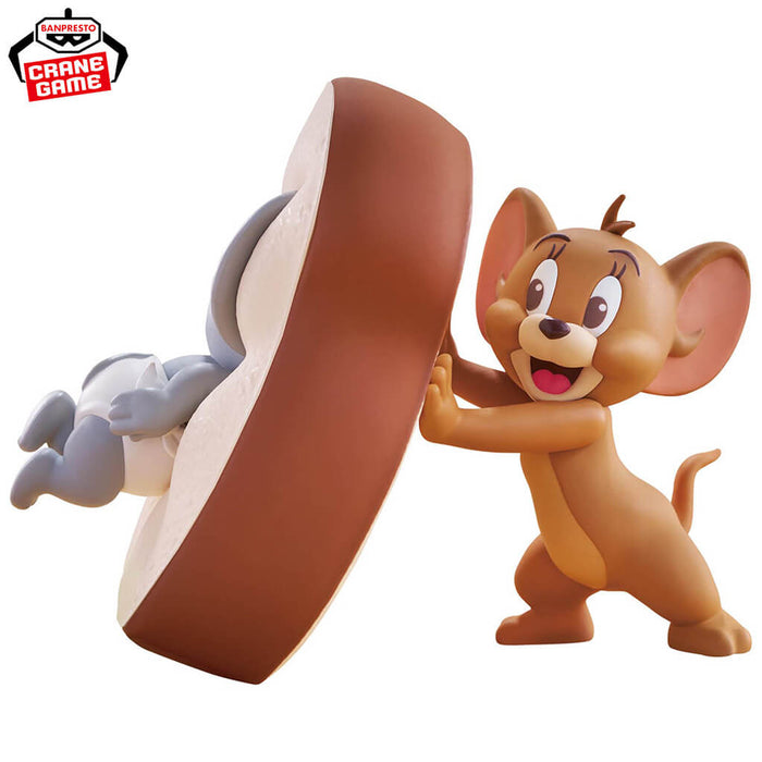 TOM AND JERRY - FIGURE JERRY ET TUFFY (YUMMY BREAD) BIG SOFT VINYL