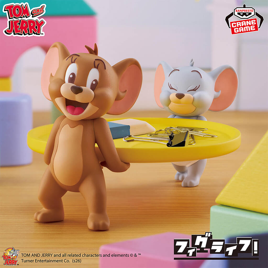 Figurine Jerry, Tuffy Fig Life 7 x 16 cm – Tom and Jerry | Japandco