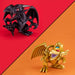 YU-GI-OH! DUEL MONSTERS - FIGURINES RED-EYES BLACK DRAGON & THE WINGED DRAGON OF RA MEGATOON JAPANDCO 2