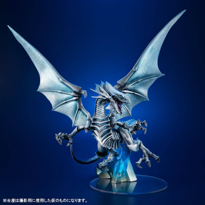 YU-GI-OH ! - FIGURINE DRAGON BLANC AUX YEUX BLEUS ART WORKS MONSTERS EDITION HOLOGRAPHIQUE JAPANDCO 7c